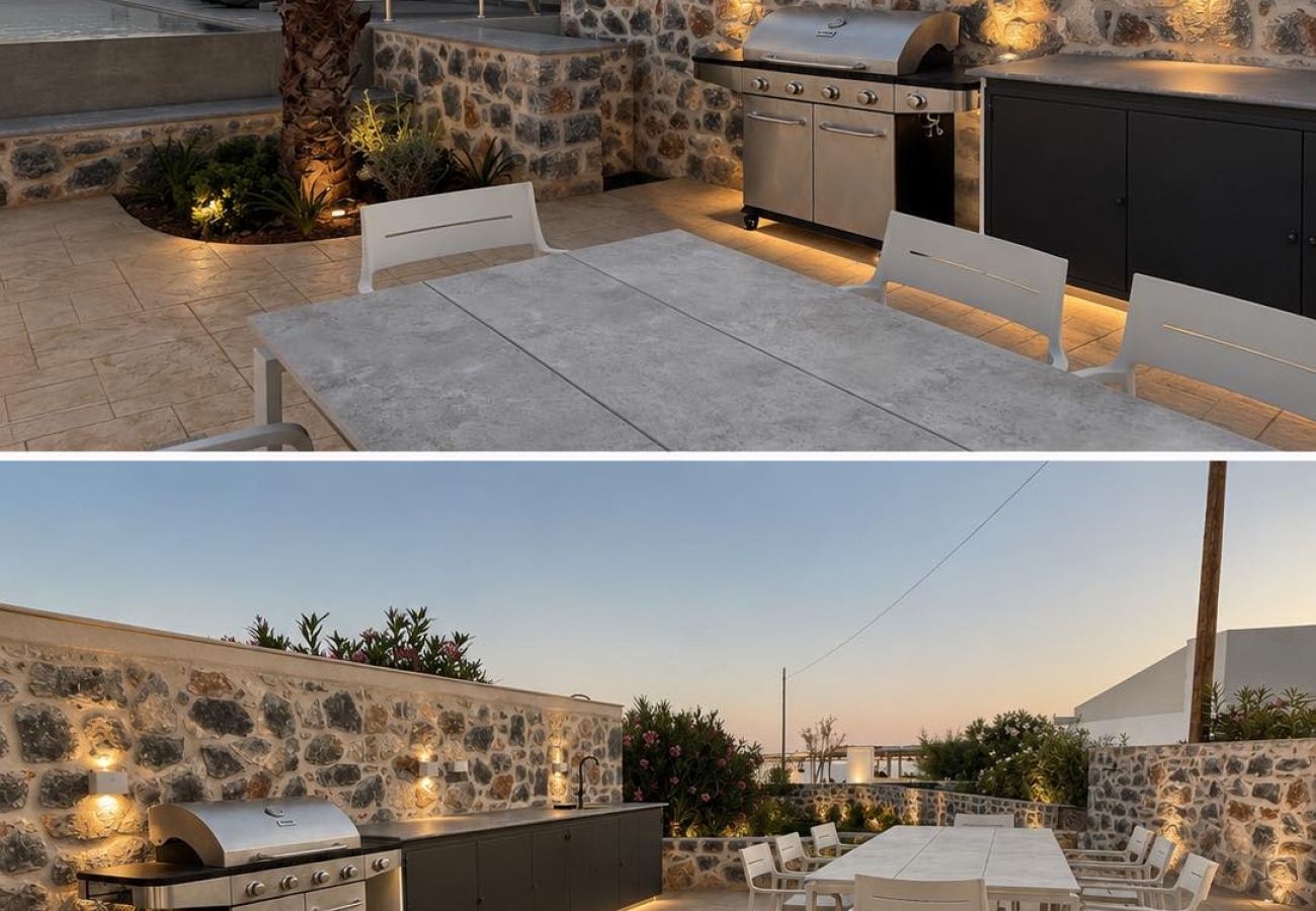 Villa in Pigianos Kampos - Seaside Villa with Heated Pool, By Hellocrete